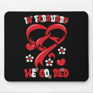 Im Februar gehen wir zu Red American Heart Disease Mousepad