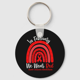 Im Februar gehen wir zu Red Ribbon Herz-Krankheit Schlüsselanhänger