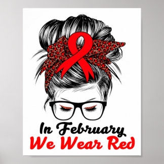 Im Februar tragen wir das Bewusstsein für die Rote Poster