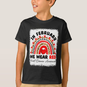 Im Februar tragen wir den Herzkrankheit-Bewusstsei T-Shirt