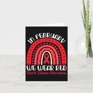 Im Februar tragen wir Red Rainbow - Heart Disease  Karte