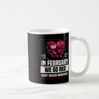 Im Februar tragen wir Rot für die Auswartung von H Kaffeetasse