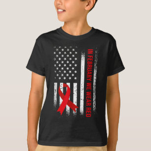 Im Februar tragen wir Rot - Herzgesundheit T-Shirt