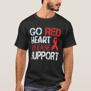 Im Februar tragen wir Rot, Unterstützung bei Herzk T-Shirt
