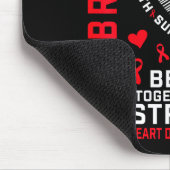 Im Februar werde ich rot kleiner Junge Sohn Herzer Mousepad (Ecke)