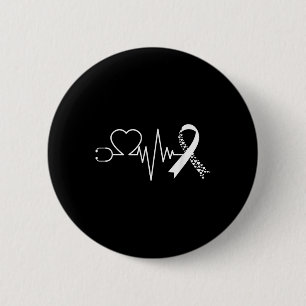 Im Februar wird das Bewusstsein für Herzkrankheite Button