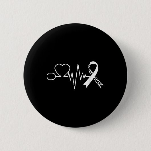 Im Februar wird das Bewusstsein für Herzkrankheite Button (Vorderseite)