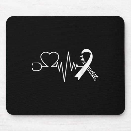 Im Februar wird das Bewusstsein für Herzkrankheite Mousepad (Vorne)