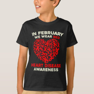 Im Februar wird das Bewusstsein für Herzkrankheite T-Shirt