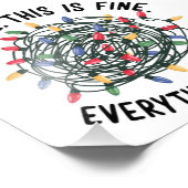 Im feinen, das ist alles schön Funny Funny Weihnac Fotodruck (Ecke)