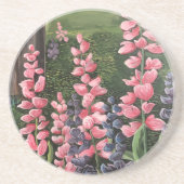 Im Feld Originalgemalte Kunst Getränkeuntersetzer (Vorne)