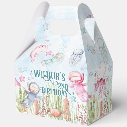 Im Feld "Sea Gastgeschenk" 🐠 "Benutzerdefinierte  Geschenkschachtel (Vorderseite)