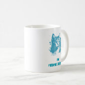 "Im Feline Good" Kaffeetasse (VorderseiteRechts)