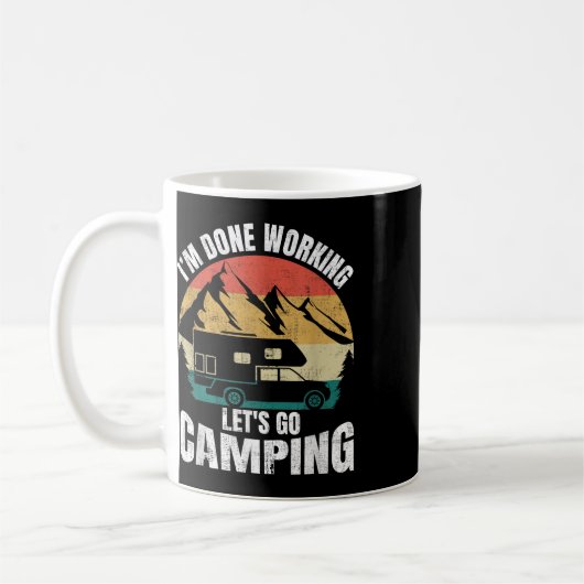 Im Fertigen Arbeiten Lass Go Funny Camping Truck C Kaffeetasse (Links)