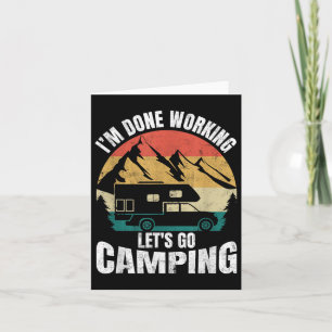 Im Fertigen Arbeiten Lass Go Funny Camping Truck C Karte