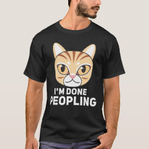 Im Fertigen Leute angry Cat Design Retro T-Shirt