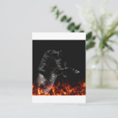 Im Feuer Postkarte (Stehend Vorderseite)
