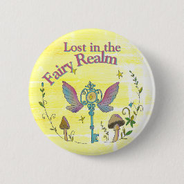Im Fiary-Reich verloren, Märchenfreund, Pilz-Liebh Button