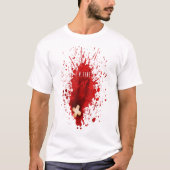 Im Fine Bloody Blood Stain Graphic T-Shirt (Vorderseite)