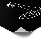 I'm Fine Drowning Sarcastic Humor Funny Saying  Poster (Ecke)