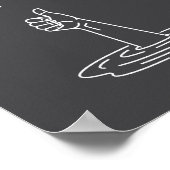 I'm Fine Drowning Sarcastic Humor Funny Saying Poster (Ecke)