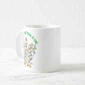 I'm Fine Everything Is Fine Christmas Chicken Ligh Kaffeetasse (Vorderseite Links)