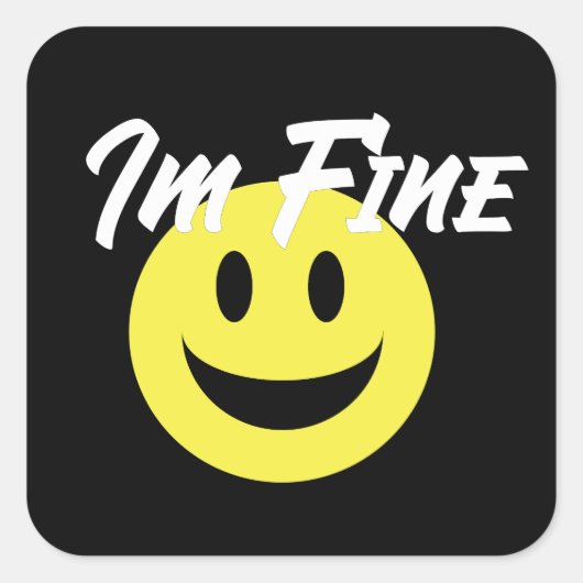 Im Fine Sticker (Vorderseite)