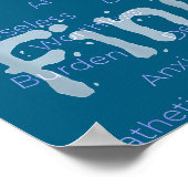 I'm Fine Suicide Prevention Awareness  Poster (Ecke)