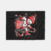 I'm Fine This Is Fine Just Having A Meltdown Funny Fleecedecke (Vorderseite (Horizontal))