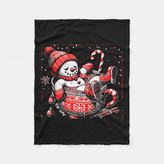 I'm Fine This Is Fine Just Having A Meltdown Funny Fleecedecke (Vorderseite)