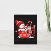 I'm Fine This Is Fine Just Having Meltdown Christm Karte (Vorderseite)