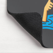 I'm Fine Thumbs Up Two Like Hand Funny Sarcasm Hum Mousepad (Ecke)