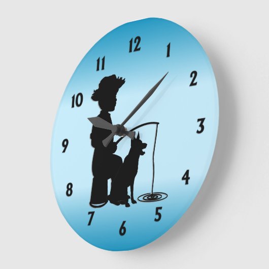 Im Fischereizentrum Große Wanduhr (Winkel)