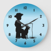 Im Fischereizentrum Große Wanduhr (Vorderseite)