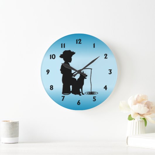 Im Fischereizentrum Große Wanduhr (Zuhause)