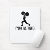 Im Fitnessraum | Personal Trainer Mousepad (Mit Mouse)