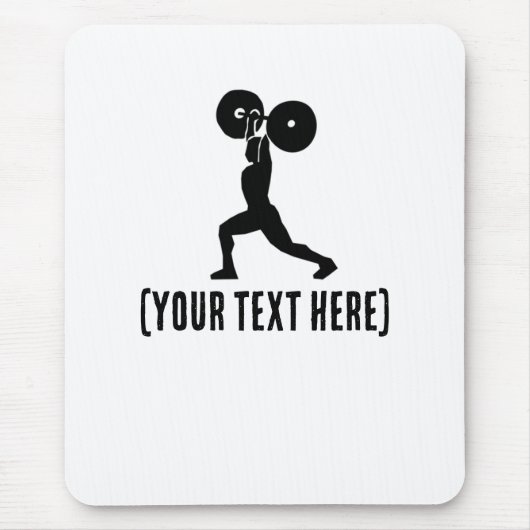 Im Fitnessraum | Personal Trainer Mousepad (Vorne)