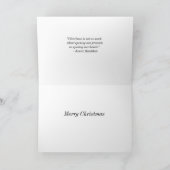 Im Flug Feiertagskarte (Innenseite)