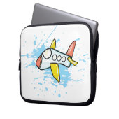 Im Flug Laptopschutzhülle (Vorderseite Links)