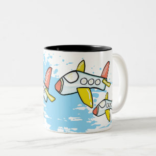 Im Flug Zweifarbige Tasse