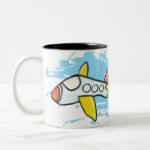 Im Flug Zweifarbige Tasse (Links)
