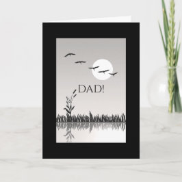 IM FLUGGEBURTSTAGSKARTE FÜR DEN VATER DANKESKARTE