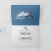 Im Flugzeug 2025 Schwarzer Abschluss Hats Karte (Innenseite)