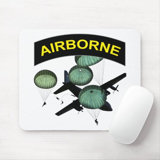 Im Flugzeug 2 Mousepad (Mit Mouse)