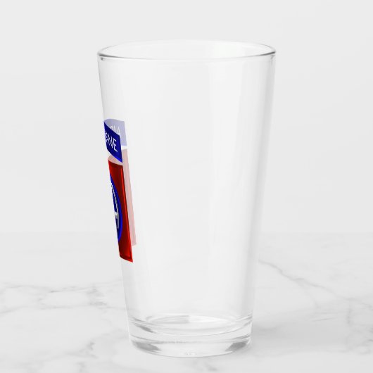 im Flugzeug 82. Division Metal Patch Glas (Links)