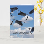 Im Flugzeug Abschluss hisst am Himmel Karte (Gelbe Blume)