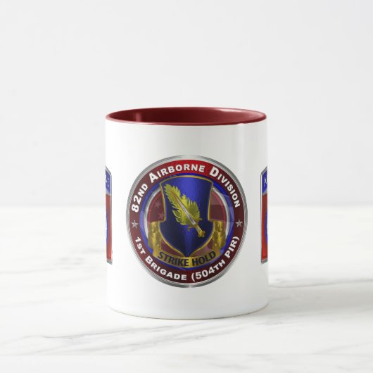 im Flugzeug Abteilung 1. Brigade 504. PIR Tasse (Zentrum)