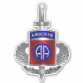 im Flugzeug Abteilung Afghanistan Veteran Aufkleber (Vorderseite)