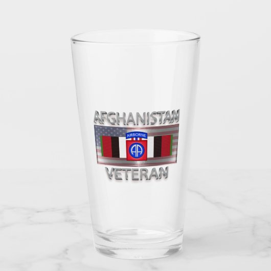 im Flugzeug Abteilung Afghanistan Veteran Glas (Vorderseite)