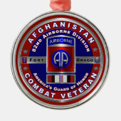im Flugzeug Abteilung Afghanistan Veteran Ornament Aus Metall (Vorne)